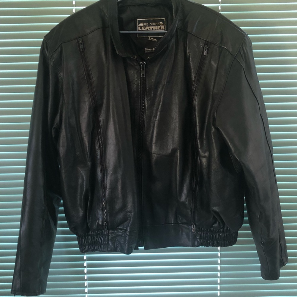 Pro sports leather jacket